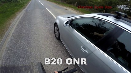 B20ONR - Extremely close pass at pinch point - Chapel of Stoneywood - Fairley Road, Aberdeen