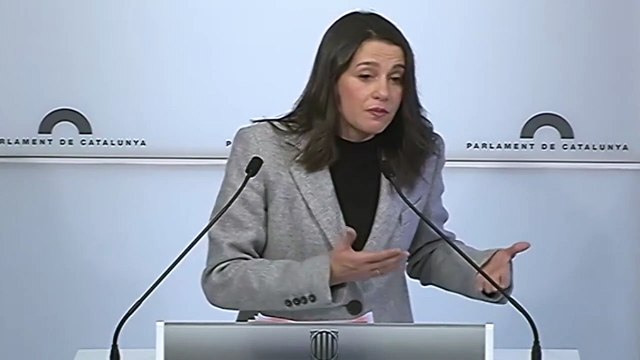 Arrimadas pedirá a Torrent su dimisión inmediata e instará al Parlament a pronunciarse