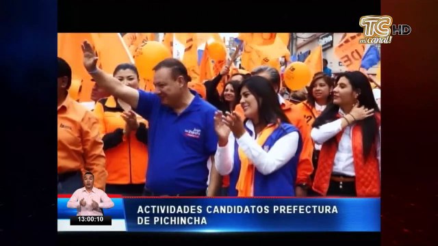 Actividades de candidatos a prefectura de Pichincha
