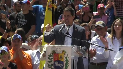Guaidó: "La ayuda humanitaria entrará en Venezuela el 23 de febrero"