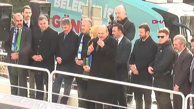 İçişleri Bakanı Soylu, Akyurt İlçelerinde Seçim Bürosu Açılışlarına Katıldı -8