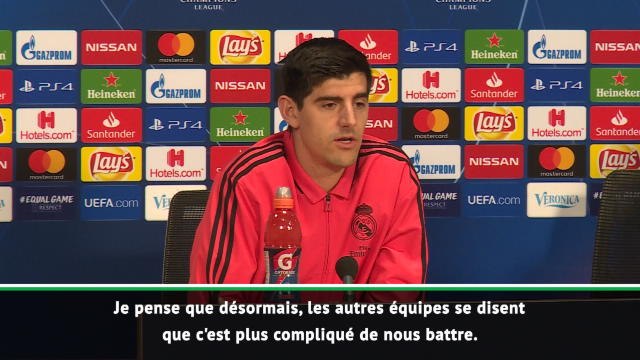 8es - Courtois : Les autres équipes ont peur de nous