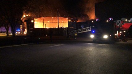 Gymnase en feu à Argentan : un voisin témoigne