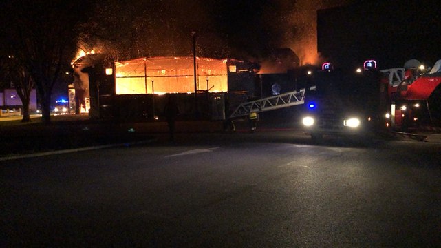 Gymnase en feu à Argentan : un voisin témoigne