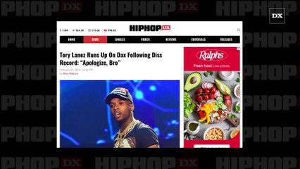 Tory Lanez Runs Up On Dax Following Diss Record: “Apologize, Bro”