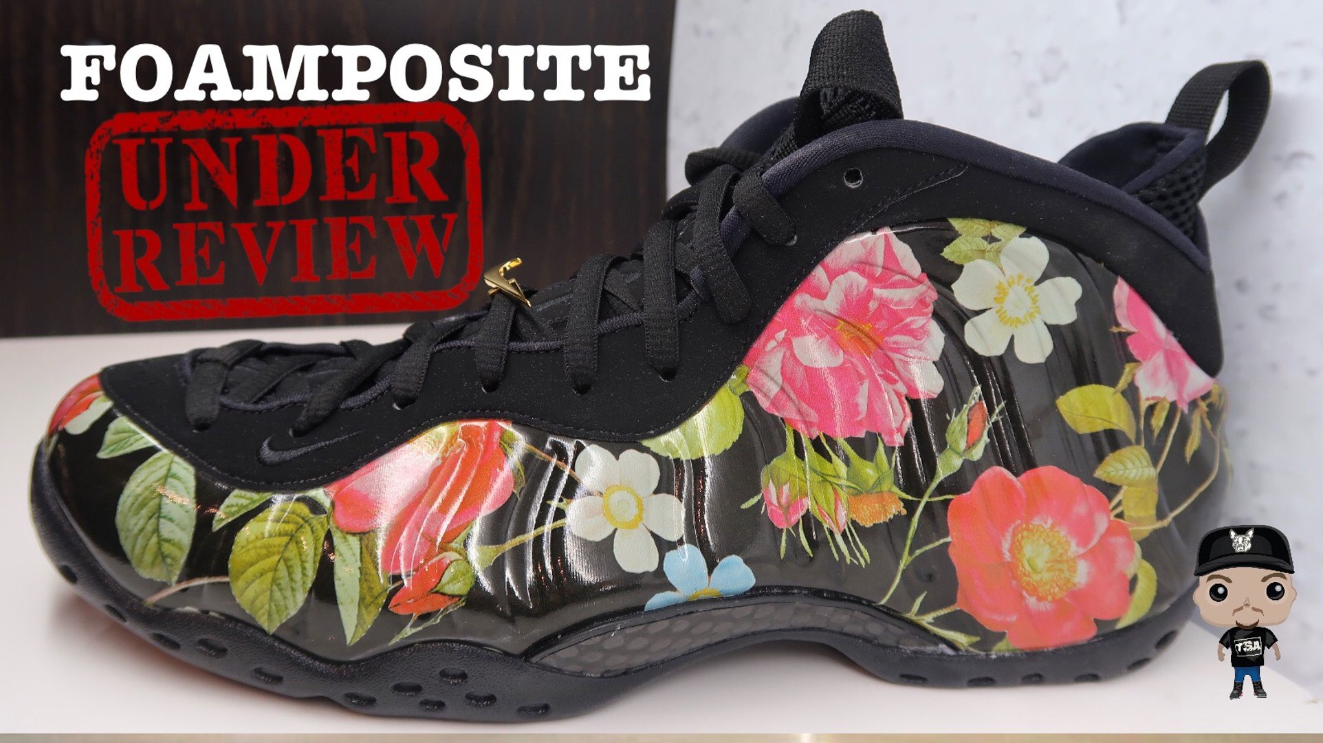 chrysant koper zeven Nike Air Foamposite Floral One Sneaker Detailed Look On Foot - video  Dailymotion