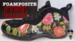 Nike Air Foamposite Floral One Sneaker Detailed Look On Foot