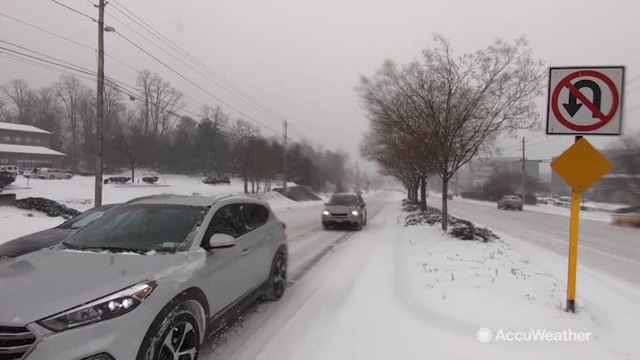 Wintry mix brings slick conditions for Northeast commuters