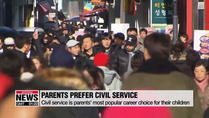 South Korean parents see civil service as most desirable career for their children