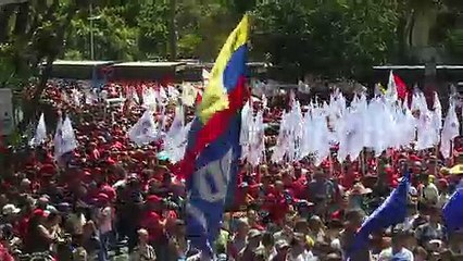 Maduro supporters rally against foreign intervention