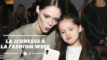 La fille de Coco Rocha défile à la New York Fashion Week