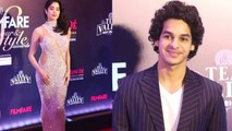 Janhvi Kapoor and Ishaan Khatter looks stunning at Filmfare Glamour and Style Awards | Boldsky