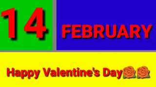 Happy Valentine Day 2019 7 to 14 february 2019 | PD RAJAN