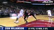 Duke's Zion Williamson Helps Lead 23-Point Comeback vs. Louisville