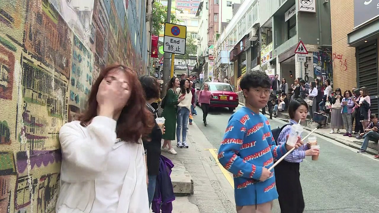 Hongkong: Selfie-Jünger testen Geduld der Anwohner