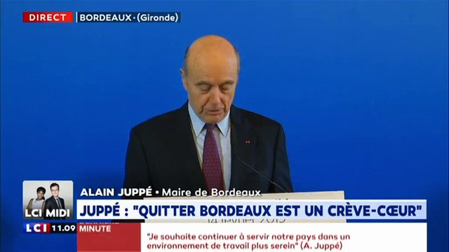 Alain Juppé, au bord des larmes : Je ne veux pas faire le mandat de trop
