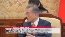 Leaders of S. Korea, Austria agree to strengthen bilateral ties