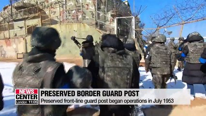 South Korea's front-line guard post on inter-Korean border to become national cultural asset