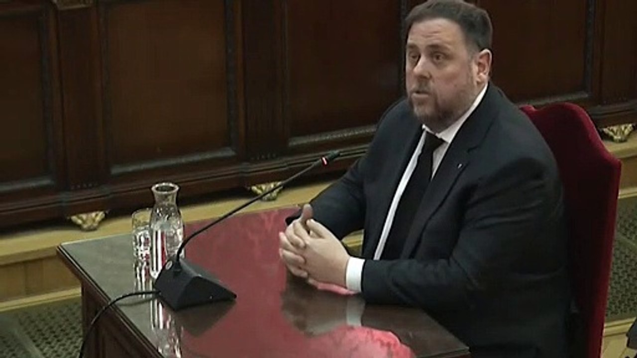 Junqueras ante el Supremo: "Seguiremos intentando la autodeterminación"