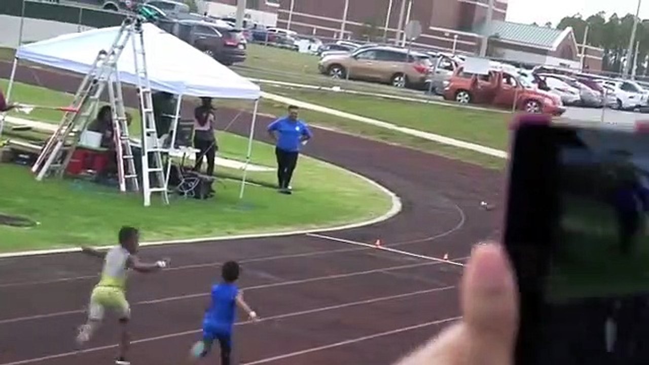 El pequeño Usain Bolt