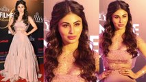 Mouni Roy's SUPER STYLISH look at Filmfare Glamour and Style Awards 2019; Watch video | Boldksy