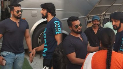 ಹೈದರಾಬಾದ್ ನಲ್ಲಿ 'ಪೈಲ್ವಾನ್'ನನ್ನು ಭೇಟಿ ಮಾಡಿದ ಶ್ರೀಮುರಳಿ | FILMIBEAT KANNAD