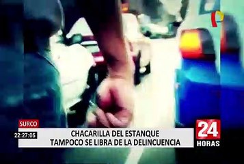Surco: revelan imágenes de violento asalto a restaurante en Chacarilla