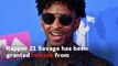 Rapper 21 Savage Wins Release From ICE Detention