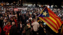 El independentismo catalán se moviliza para arropar a los líderes del 