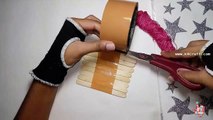 DIY- Coaster using Popsicle Sticks _ Ice-cream Sticks - Easy tutorial
