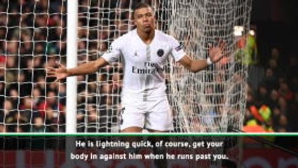 Don't give Mbappe space to run into! - Solskjaer