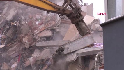 İstanbul- Kartal'daki Yunus Apartmanının Yıkımı Tamamlandı, Molozlar Kaldırılıyor