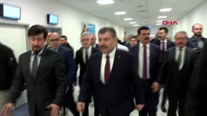 Sağlık Bakanı Fahrettin Koca Ankara Şehir Hastanesinde Hasta Kabulüne Bugün İtibariyle Başlandı.