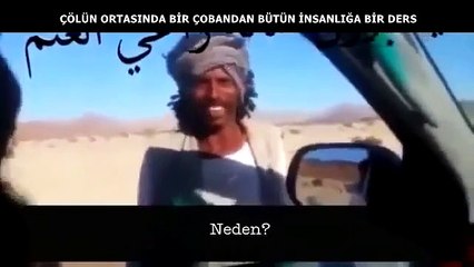 BİR ÇOBAN DAN İNSANLIĞA DERS