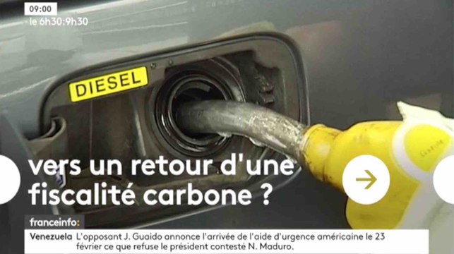 86 députés demandent le retour de la taxe carbone - ZAPPING ACTU DU 13/02/2019