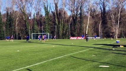 Entrenamiento del Real Oviedo (13/02/2019)