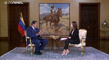 Maduro im Interview mit euronews: 