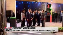 President Moon says 'smart cities' will enrich lives, boost economy