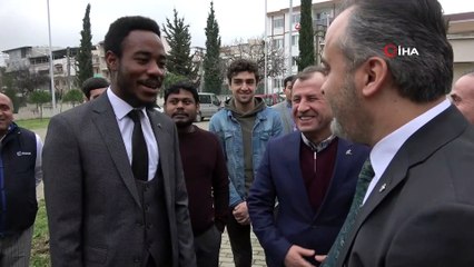 İsmini sorduğu genç öyle bir cevap verdi ki, başkan hayretler içinde kaldı