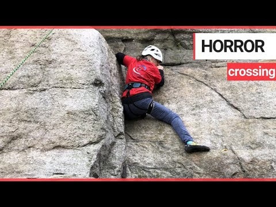 Nurse who lost leg after traumatic accident takes up rock climbing | SWNS TV