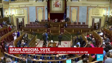 Spanish PM under pressure after parliament rejects budget
