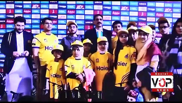 Peshawar Zalmi kit ceremony in Governor house Peshawar PSL 4