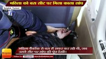 VIRAL NEWS: महिला को बस सीट पर मिला काला सांप,Passenger Finds Snake Hiding Inside BUS Seat