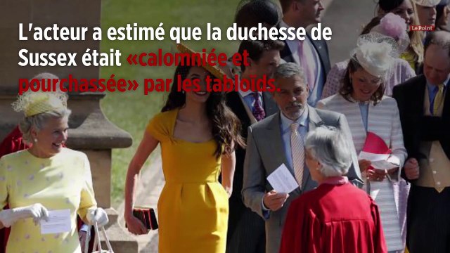 George Clooney s'inquiète pour Meghan Markle