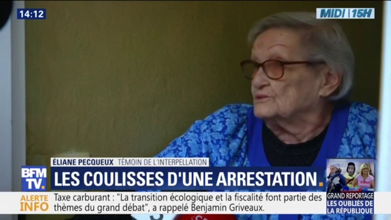 "J'ai vu un bonhomme allongé sur mon balcon", Éliane raconte la fin de la cavale du convoyeur de fonds