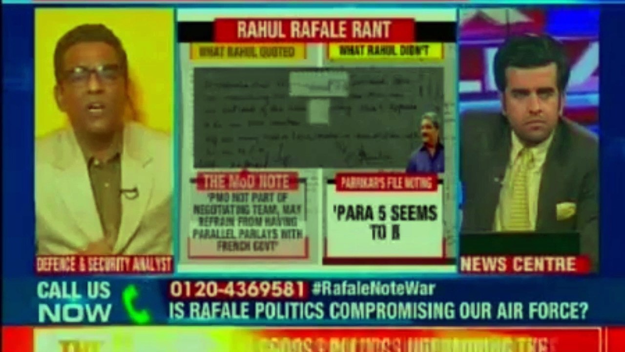 NewsX Brings Debate on Rafale Deal - Rahul Gand...