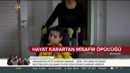 Hayat karartan misafir öpücüğü