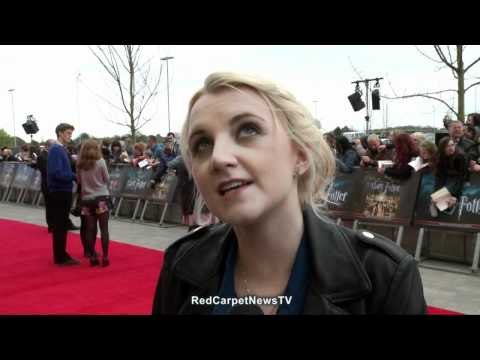 Evanna Lynch Interview - Harry Potter Studio Tour Opening