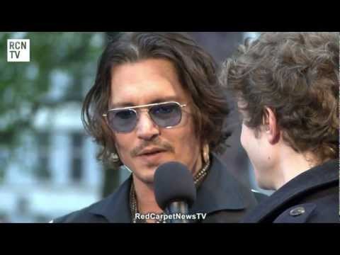Johnny Depp at the Dark Shadows European Premiere