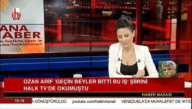 Ozan Arif o şiiri Halk TV'de okumuştu! / Nazif Okumuş
